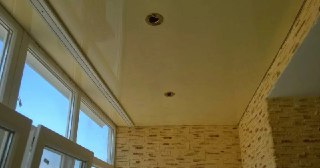 Натяжной потолок на балкон Елизово, цена 6192 руб.