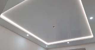 Светодиодные натяжные потолки Елизово, цена от 1548 руб.